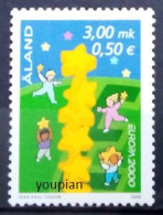 Aland Islands 2000, Europa - Children And Star Tower, MNH Single Stamp - Aland