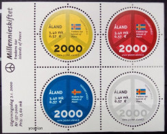 Aland Islands 2000, Millennium, MNH Unusual S/S - Aland