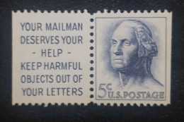 United States Coil Stamp With Slogan Mint No Gum - Ruedecillas