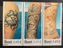 Aland Islands 2006, Tattoos, MNH Stamps Strip - Aland