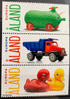 Aland Islands 2010, Children Toys, MNH Unusual Stamps Strip - Aland