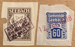 Fiskalmarken Gemeinde Seebach Zürich - Revenue Stamps Switzerland - Fiscale Zegels
