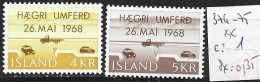 ISLANDE 374-78 ** Côte 1 € - Ungebraucht