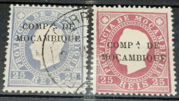 Mozambique Company 25r 1892 Different Colors - Collections (sans Albums)