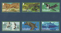 Gibraltar, **, Yv, Mi, 1568, 1569, 1570, 1571, 1572, 1573, SG MS 1531 à 1536, Animaux En Danger, - Gibraltar