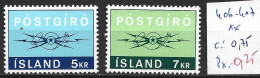 ISLANDE 406-07 ** Côte 0.75 € - Unused Stamps