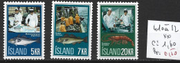 ISLANDE 410 à 12 ** Côte 1.60 € - Unused Stamps