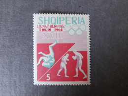 ALBANIE ALBANIA SHQIPERIA 1964  MNH** BOXE BOXING JEUX GAMES - Pugilato