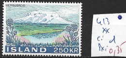 ISLANDE 413 ** Côte 1 € - Unused Stamps