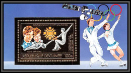 85816/ N°120 A SKATING DEAN TORVILL GBR Sarajevo 1984 Jeux Olympiques (olympic Games) Guinée Guinea OR Gold ** MNH - Hiver 1984: Sarajevo