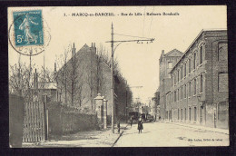 CPA 59 - MARCQ EN BAROEUL - RUE DE LILLE - RAFINERIE BONDUELLE - Marcq En Baroeul