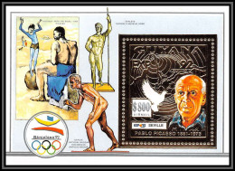 86150/ Guyana Mi 232 PICASSO Expo Seville 1992 Tableau Painting Jeux Olympiques (olympic Games) Barcelona OR Gold ** MNH - Picasso