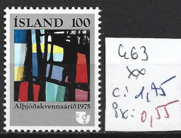 ISLANDE 463 ** Côte 1.75 € - Ungebraucht