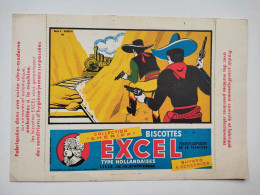 BUVARD " BISCOTTES EXCEL " , COLLECTION SHERIFF, 66 , FAR WEST - Bizcochos