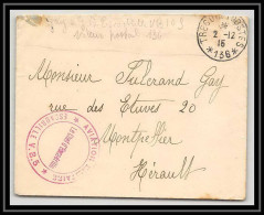 42023/ Lettre Cover Aviation Militaire Escadrille VB N°5 Secteur 136 Pour Montpellier 1915 Herault Guerre 1914/1918 War  - Correo Aéreo Militar