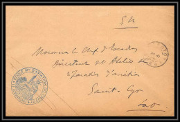 42085/ Lettre Cover Aviation Militaire Ecole D'aviation Du Crotoy 1915 Pour St Cyr Guerre 1914/1918 War  - Posta Aerea Militare