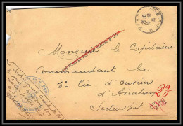 42112/ Lettre Cover Aviation Militaire Parc D'aviation N°101 Pour Secteur 23 1915 Guerre 1914/1918 War  - Correo Aéreo Militar