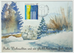 Weihnachtsfest 2013 Neujahr 2014 - Stamped Stationery