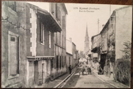 Cpa 24  EYMET, Rue Du Couvent, Animée, éd L. Garde, écrite En 1916 - Eymet