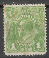 AUSTRALIA 1 PENNY Light GREEN HEAD OF KGV MINT CV 8$A  - Servizio