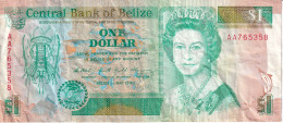 BILLETE DE BELIZE DE 1 DOLLAR DEL AÑO 1990   (BANKNOTE) - Belice