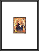 0069 Epreuve De Luxe Deluxe Proof Cameroun PA N°209 Noel (christmas) 1972 Lochner Tableau (Painting) - Madonnas