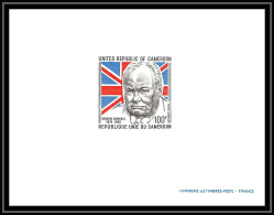 0101 Epreuve De Luxe Deluxe Proof Cameroun N°226 Wiston Churchill - Sir Winston Churchill