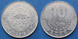 COSTA RICA - 10 Colones 2018 KM# 228b Monetary Reform (1920) - Edelweiss Coins - Costa Rica