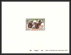 0512 Epreuve De Luxe Deluxe Proof Mauritanie (Mauritania) N°168 Babouins (Papio) Mammifère Singe Primate Monkeys - Apen