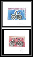 0610 Epreuve De Luxe Deluxe Proof Congo Cycle Velo (Cycling) Signé Petit Format - Vélo