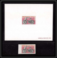 0610 Epreuve De Luxe Deluxe Proof Congo Moto + Non Dentelé Imperf ** MNH - Motorräder