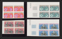 0610b Congo Cycle Velo (Cycling) 4 Bloc 4 Non Dentelé Imperf ** MNH - Vélo