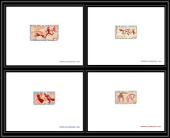 0682 Epreuve De Luxe Deluxe Proof Tchad N°161/164 Mission Bailloud Ennedi Peintures Rupestres Prehistoire Discount - Vor- Und Frühgeschichte