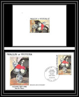 1494 Discount Wallis Et Futuna PA N° 110 CEZANNE Tableau (Painting) + Fdc Premier Jour épreuve De Luxe/deluxe Proof  - Non Dentellati, Prove E Varietà