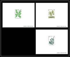 1510a épreuve De Luxe / Deluxe Proof Polynésie (Polynesia) N°268 / 270 Fleurs (plants - Flowers) Plantes MédicinalesTTB - Sin Dentar, Pruebas De Impresión Y Variedades