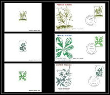 1510 épreuve De Luxe / Deluxe Proof Polynésie (Polynesia) N° 268 / 270 (fleurs Flowers) Plantes Médicinales + Fdc TTB - Plantes Médicinales