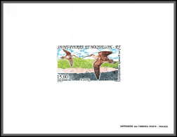 2195/ Saint-Pierre Et Miquelon PA N°75  Le Courlis Slender Oiseaux Migrateur Birds  Proof  Bloc Gommé ** Mnh 1996 - Sin Dentar, Pruebas De Impresión Y Variedades
