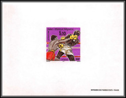 2200/ Saint-Pierre Et Miquelon N°625 Boxe Boxing Sport Proof  Bloc Gommé ** Mnh 1996 - Pugilato