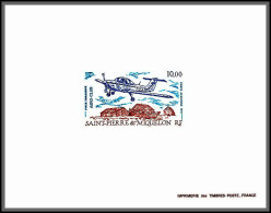 2205/ Saint-Pierre Et Miquelon PA 70 Avion Airplane Piper Tomahawk Aeroclub St Pierre épreuve De Luxe Deluxe Proof 1991 - Ongetande, Proeven & Plaatfouten