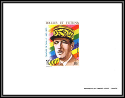 2488 Wallis Et Futuna PA N°169 10 éme Anniversaire Naissance Du Général De GAULLE  Epreuve Deluxe De Luxe Proof 1990 - Ongetande, Proeven & Plaatfouten