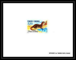 Andorre (Andorra) N°394 Loutre Otter Ottar Ludria Animals Faune Faune épreuve De Luxe / Deluxe Proof 1990 - Rodents