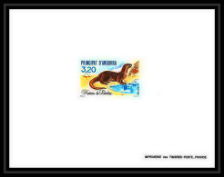 Andorre (Andorra) N°394 Loutre Otter Ottar Ludria Animals Faune Faune épreuve De Luxe / Deluxe Proof 1990 - Roedores