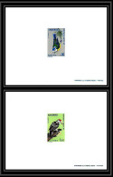 épreuve De Luxe / Deluxe Proof Andorre Andorra N°232/233 Oiseaux (birds) Mesange Et Pie - Chickadees Magpies - Collections, Lots & Series