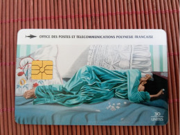 Phonecard Polynesia  Used Only 60.000 Ex Made Rare - Französisch-Polynesien