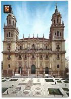 FACHADA CATEDRAL Y PLAZA DE SANTA MARIA.- JAEN.- ( ESPAÑA ) - Jaén