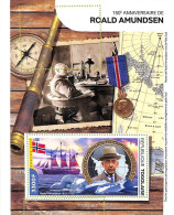 A9685 - TOGO  -  ERROR MISPERF Stamp Sheet - 2022 - Roald Amundsen EXPLORER - Esploratori E Celebrità Polari