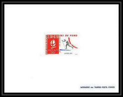 France - N°2678 Jeux Olympiques Olympic Games Albertville 1992 Ski Fond épreuve De Luxe Deluxe Proof 1991 Cote 100 Euros - Hiver 1992: Albertville