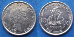 EAST CARIBBEAN STATES - 10 Cents 2019 "The Golden Hind" KM# 37a - Edelweiss Coins - Ostkaribischer Staaten