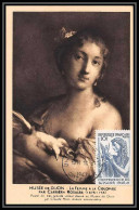 0418/ Carte Maximum (card) France N°762 Conférence De La Paix à Paris 14/3/1947 Femme à La Colombe Dijon - ....-1949