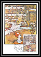 2317/ Carte Maximum (card) France N°1588A TABLEAU (PAINTING) Le Cirque Seurat Edition Cef 1969 Fdc - Impresionismo